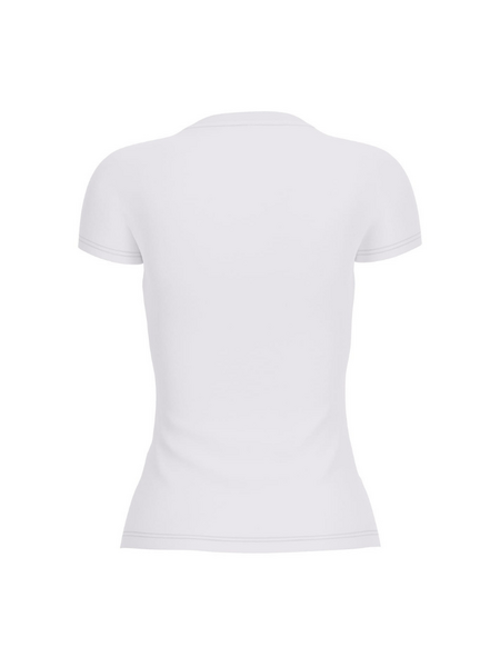 Guess Guess SS CN Script T-Shirt - Pure White