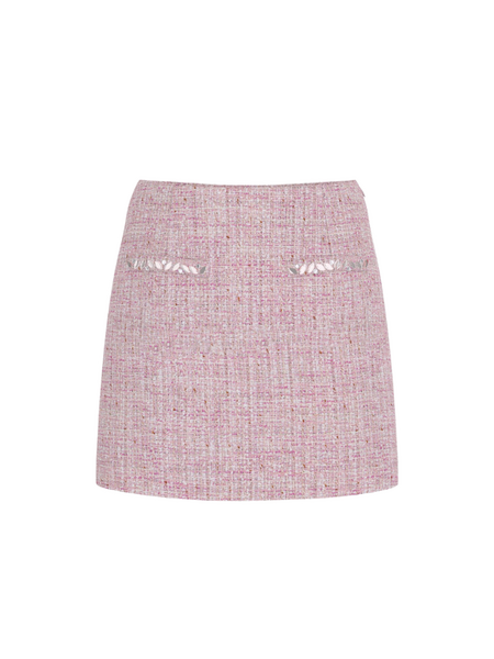 Guess Guess Clotilde Mini Tweed Skirt - Delicate Pink Guess Clotilde Mini Tweed Skirt - Delicate Pink
