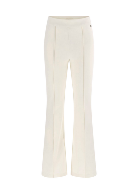 Guess Guess Flare Evelina Pants - Pearl White Guess Flare Evelina Pants - Pearl White