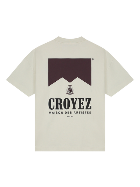 Croyez Croyez Maison Fumes T-Shirt - Off-White