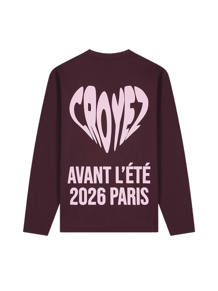 Croyez Croyez Women Classique Longsleeve - Burgundy
