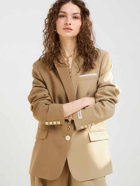 Josh V Josh V Suus Blazer - Khaki Light Camel