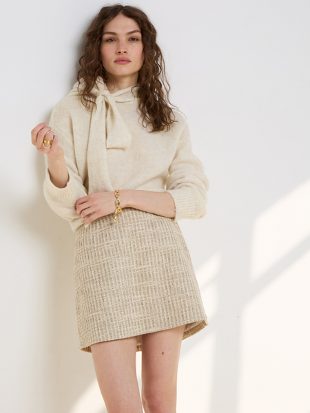 Josh V Josh V Pemma Knit - Ecru Melange