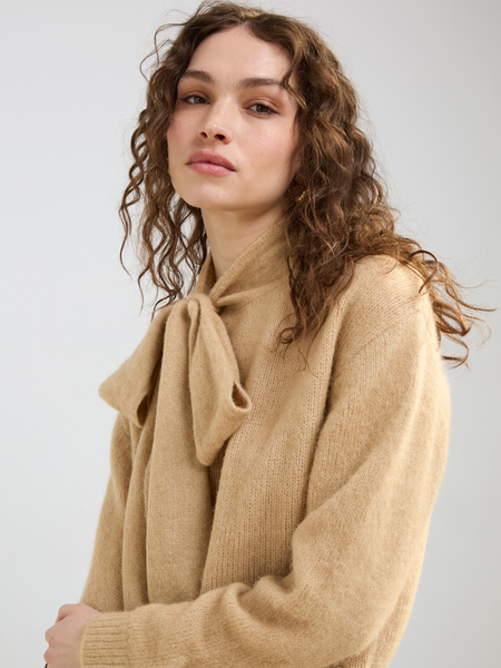 Josh V Josh V Pemma Knit - Light Brown Melange