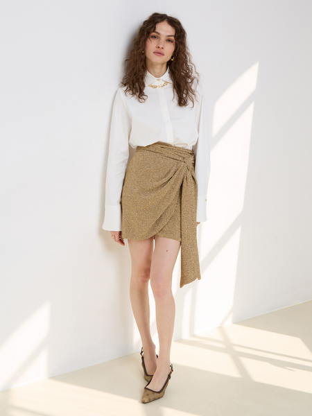 Josh V Josh V Cameo Skirt - Dark Gold