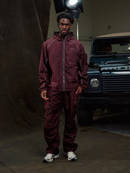 Croyez Croyez Parachute Ripstop Pants - Burgundy