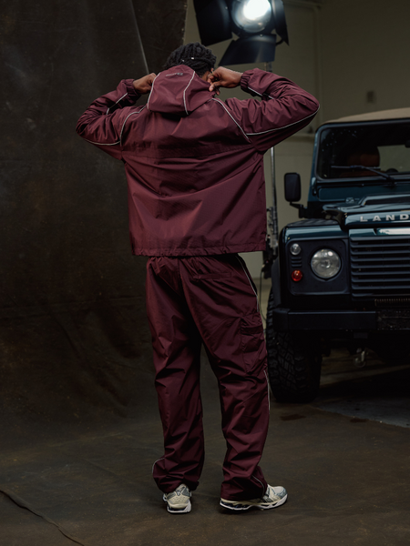 Croyez Croyez Parachute Ripstop Pants - Burgundy