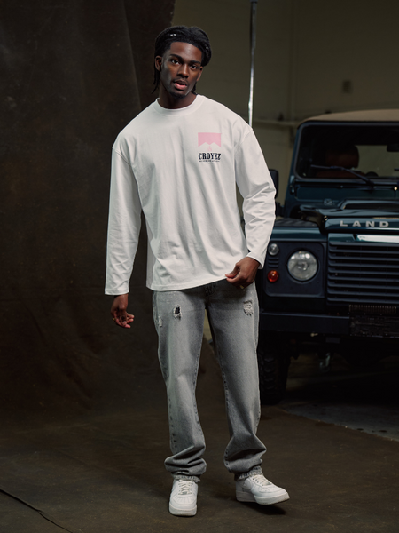 Croyez Maison Fumes Longsleeve - White Croyez Croyez Maison Fumes Longsleeve - White