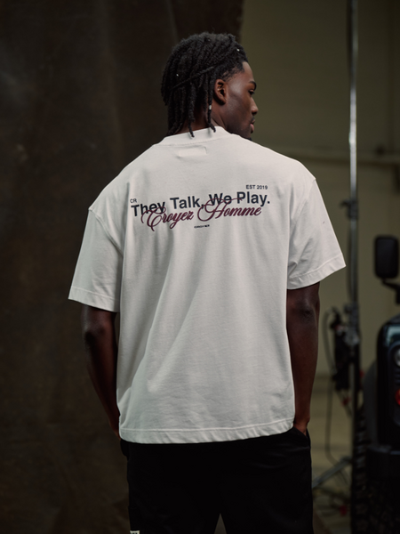 Croyez Croyez Talk And Play T-Shirt - White