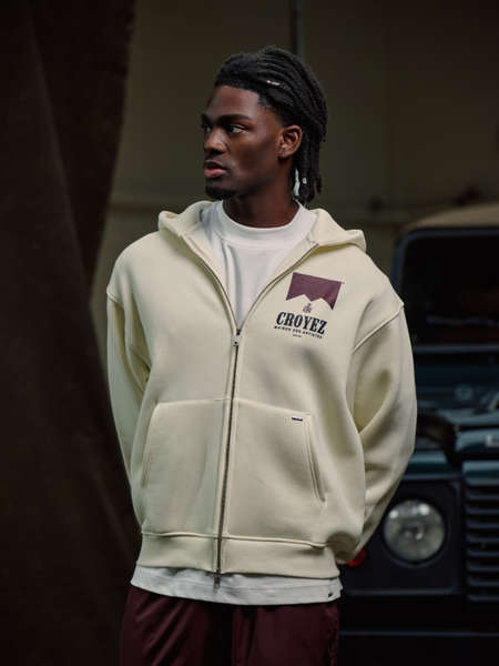 Croyez Croyez Maison Fumes Zip Hoodie - Off-White