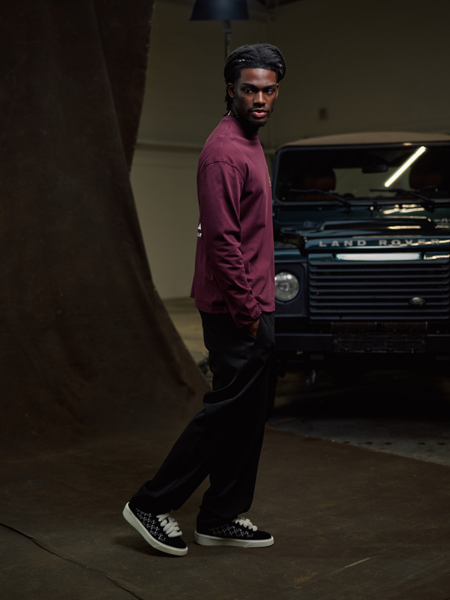 Croyez Croyez Maison Fumes Longsleeve - Burgundy