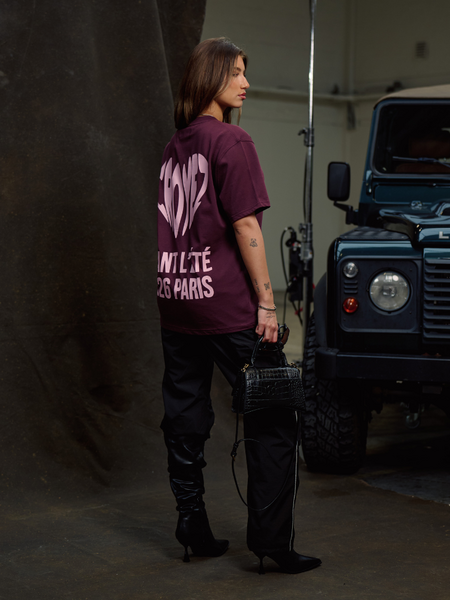 Croyez Croyez Women Classique T-Shirt - Burgundy