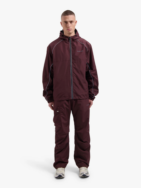Croyez Croyez Parachute Ripstop Jacket - Burgundy