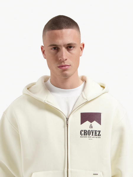 Croyez Croyez Maison Fumes Zip Hoodie - Off-White