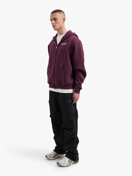 Croyez Croyez Talk And Play Zip Hoodie - Burgundy