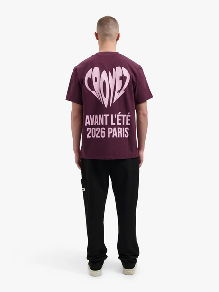Croyez Croyez Classique T-Shirt - Burgundy