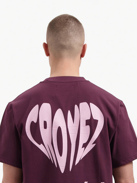 Croyez Croyez Classique T-Shirt - Burgundy