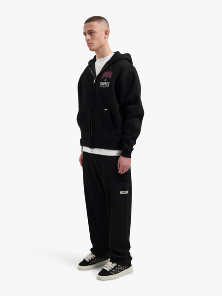 Croyez Croyez Maison Fumes Zip Hoodie - Black