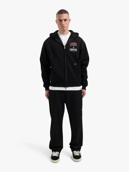Croyez Croyez Maison Fumes Zip Hoodie - Black