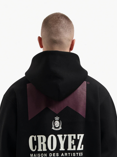 Croyez Croyez Maison Fumes Zip Hoodie - Black