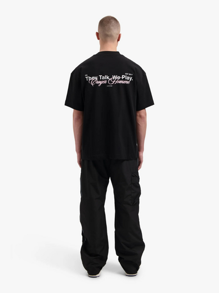 Croyez Croyez Talk And Play T-Shirt - Black