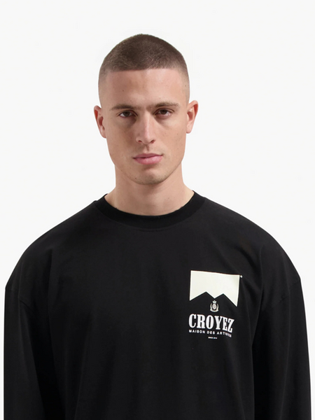 Croyez Maison Fumes Longsleeve - Black Croyez Croyez Maison Fumes Longsleeve - Black