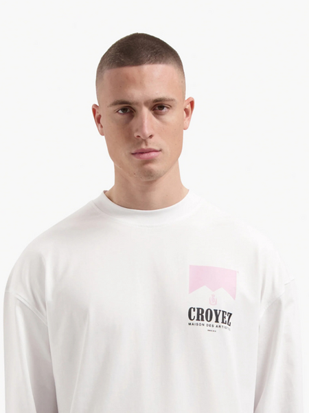 Croyez Maison Fumes Longsleeve - White Croyez Croyez Maison Fumes Longsleeve - White
