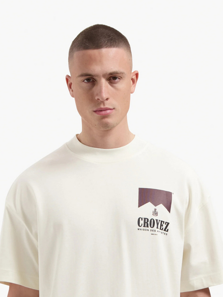 Croyez Croyez Maison Fumes T-Shirt - Off-White
