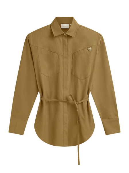 Josh V Lourdes Blouse - Olive Green