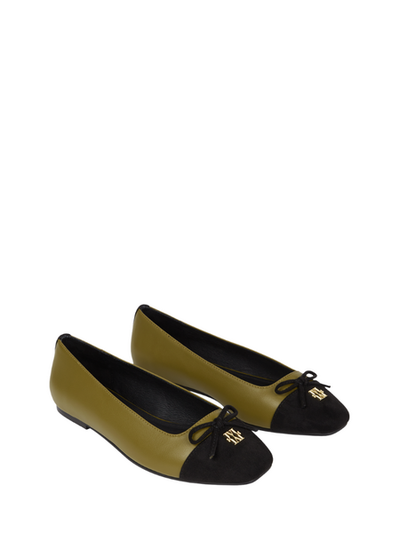 Josh V Grace Ballerina - Olive Green Black Josh V Josh V Grace Ballerina - Olive Green Black