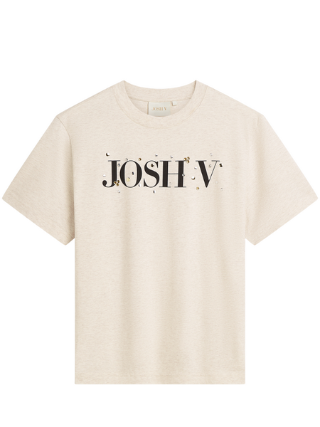 Josh V Britta T-Shirt - Ecru Melange
