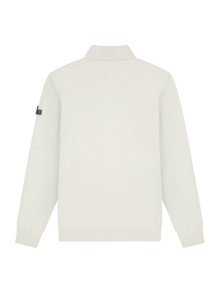 Malelions Malelions Knitted Longsleeve Zip - Pearl Grey