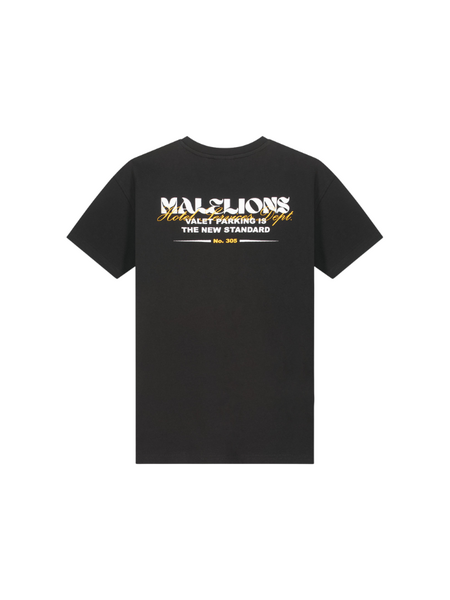 Malelions Kids Relaxed Valet T-Shirt - Black