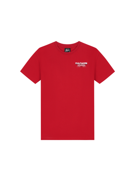Malelions Malelions Kids Relaxed Valet T-Shirt - Red