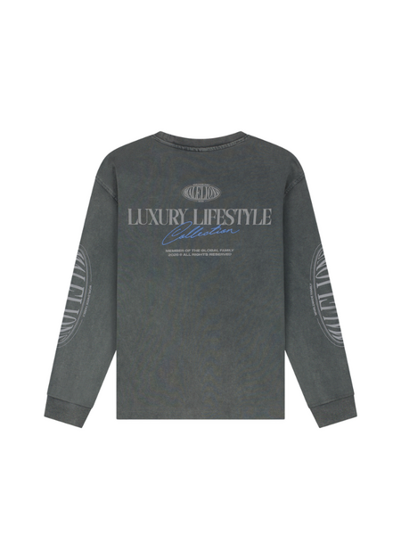 Malelions Malelions Kids Relaxed Lifestyle Longsleeve T-Shirt - Acid Wash
