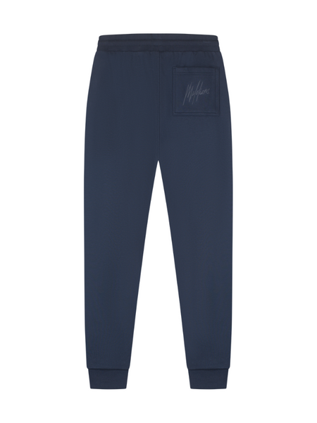 Malelions Malelions Striped Signature Sweatpants - Navy