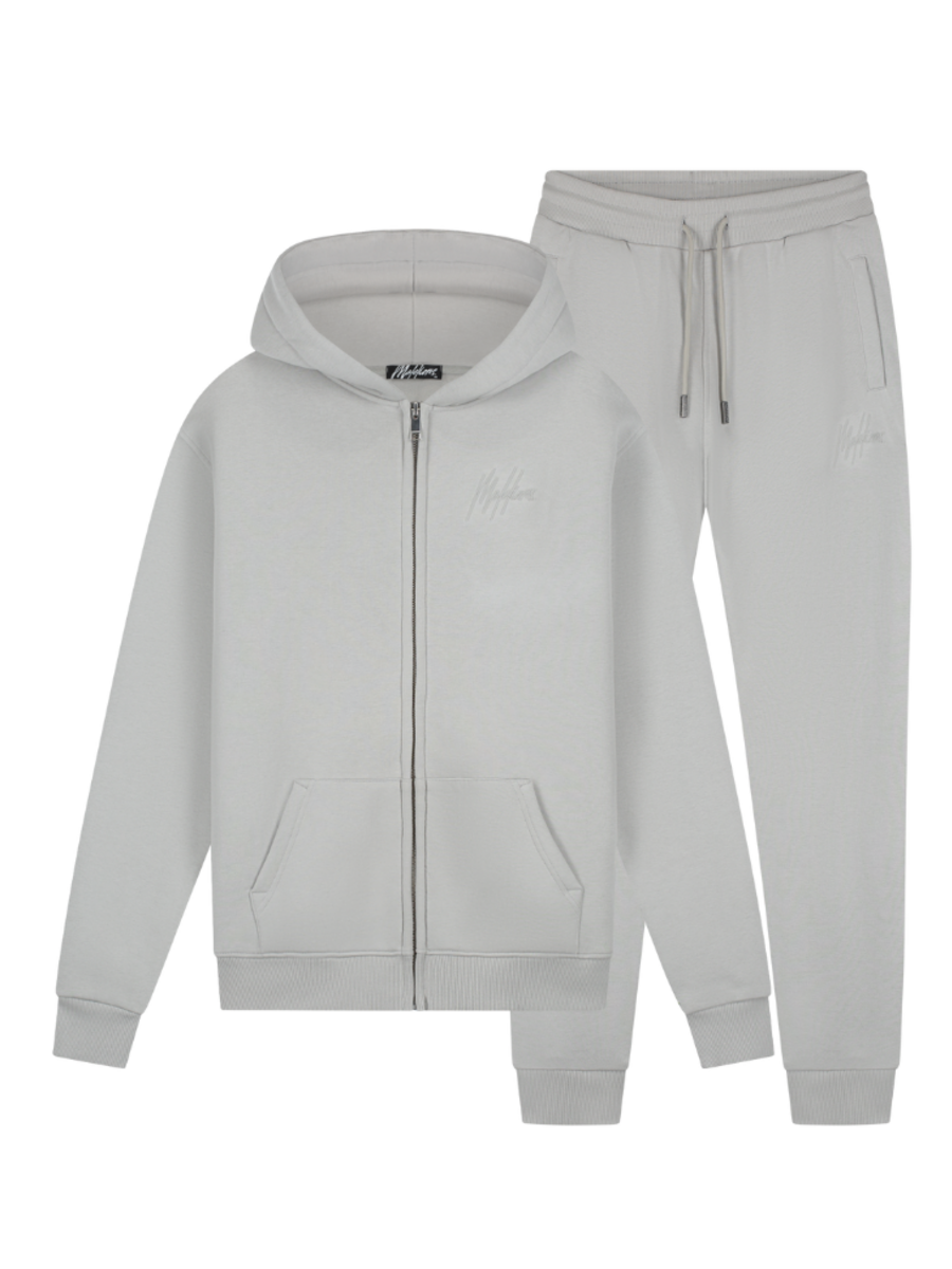 Malelions Malelions Striped Signature Combi-set - Pearl Grey