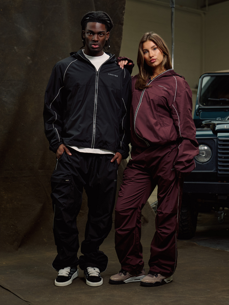 Croyez Croyez Women Parachute Ripstop Jacket - Burgundy