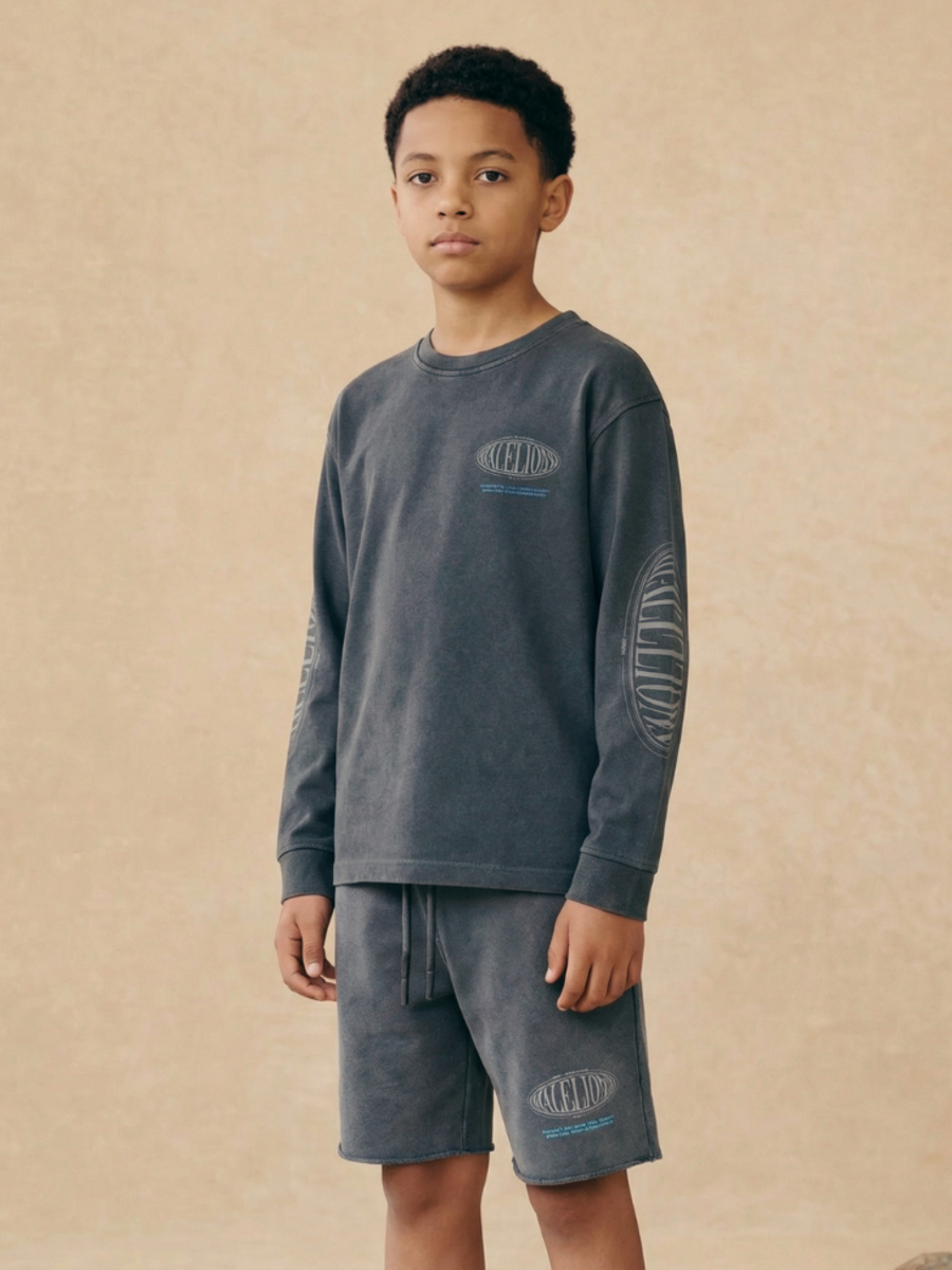 Malelions Malelions Kids Relaxed Lifestyle Combi-set - Acid Wash
