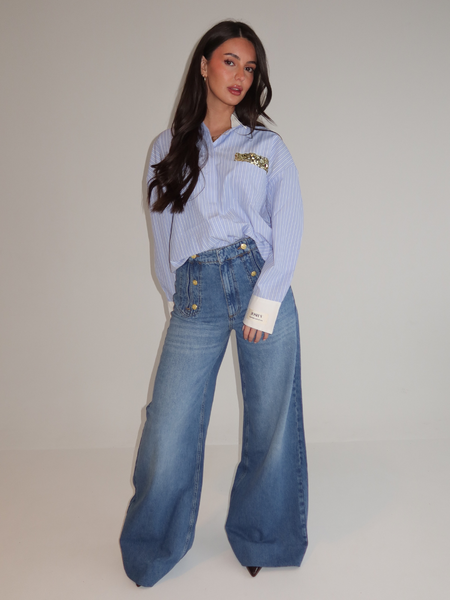 Josh V Rumo Jeans - Dark Blue Denim