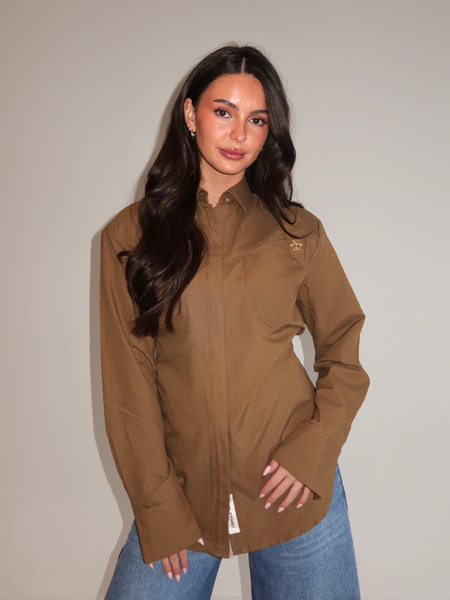 Josh V Lourdes Blouse - Olive Green