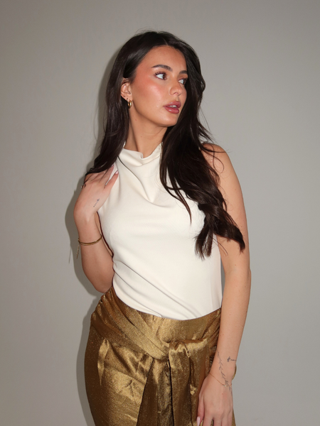 Josh V Josh V Bibi Top - Creme White