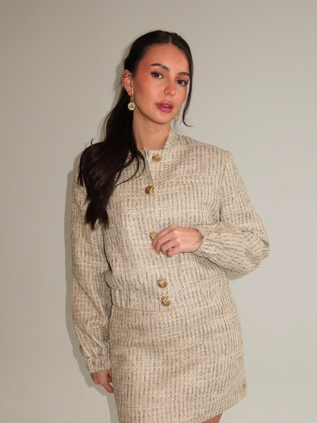 Josh V Junia Jacket - Light Ecru