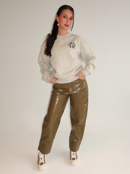 Josh V Naomi Sweater - Salt Melange Josh V Josh V Naomi Sweater - Salt Melange