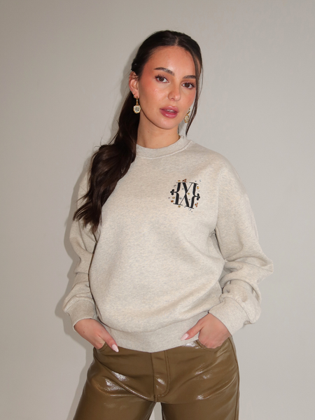 Josh V Naomi Sweater - Salt Melange