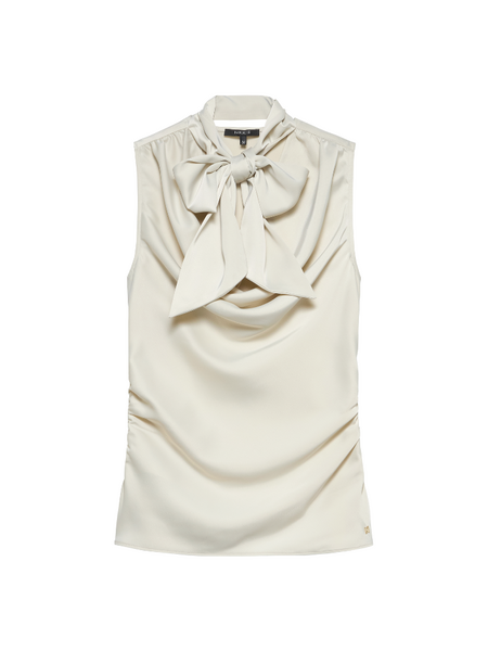 Nikkie Provo Satin Top - Cream