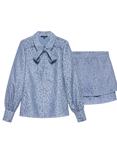 Nikkie Pragues Combi-Set - Misty Blue