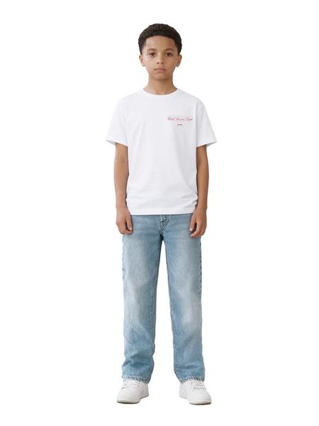 Malelions Malelions Kids Relaxed Valet T-Shirt - White