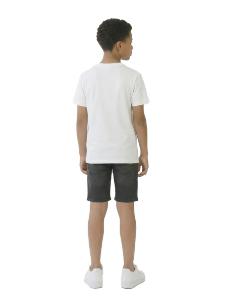 Malelions Malelions Kids Relaxed Lago Di Como T-Shirt - Off-White