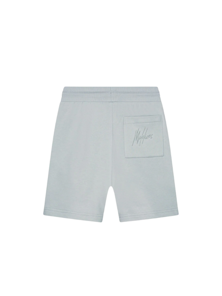 Malelions Malelions Kids Striped Signature Shorts - Ocean Grey
